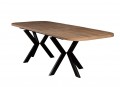 Duży stół rozkładany 200-280 cm industrialny w stylu loft do salonu OSLO PM