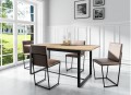 Stół prostokątny rozkładany 160-200cm w stylu loft LARSEN PM