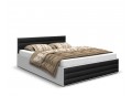 Łóżko dwuosobowe z trzema panelami tapicerowanymi 120 cm AVI