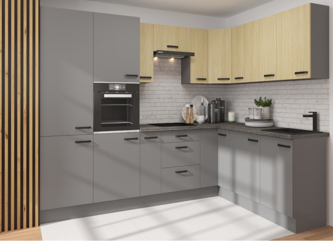 Kuchnia Scandi / Nessa 300-210 cm