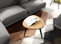 Stolik kawowy trójkątny Organic Elegance Small dąb craft